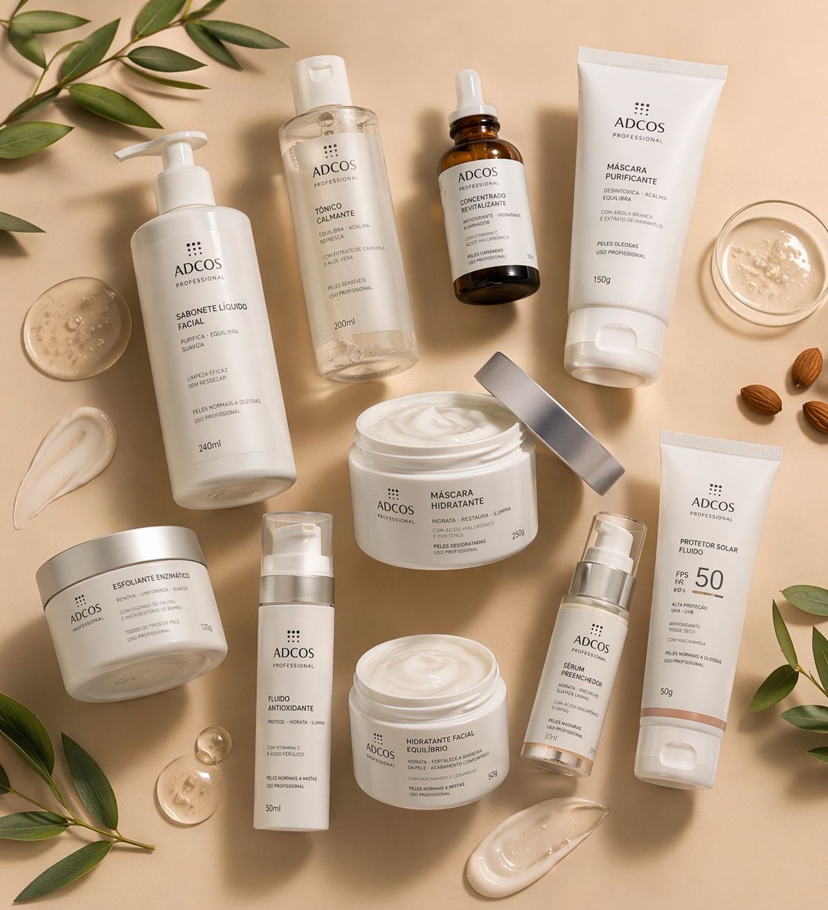 Produtos de skincare profissionais